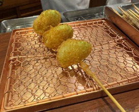 Dinner at Kushi Katsu A-bon (串かつ あーぼん)