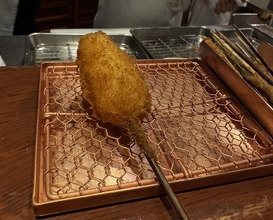 Dinner at Kushi Katsu A-bon (串かつ あーぼん)