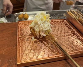 Dinner at Kushi Katsu A-bon (串かつ あーぼん)