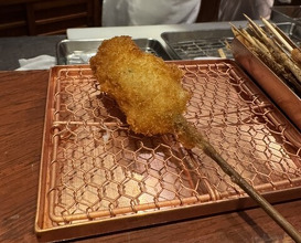 Dinner at Kushi Katsu A-bon (串かつ あーぼん)