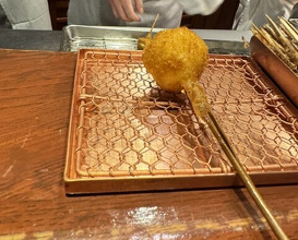 Dinner at Kushi Katsu A-bon (串かつ あーぼん)