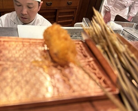 Dinner at Kushi Katsu A-bon (串かつ あーぼん)
