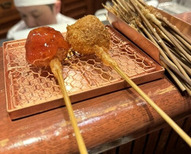 Dinner at Kushi Katsu A-bon (串かつ あーぼん)
