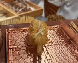 Dinner at Kushi Katsu A-bon (串かつ あーぼん)
