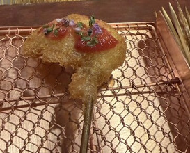 Dinner at Kushi Katsu A-bon (串かつ あーぼん)