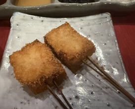 Dinner at Kushi Katsu A-bon (串かつ あーぼん)