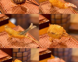 Dinner at Kushi Katsu A-bon (串かつ あーぼん)