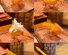 Dinner at Kushi Katsu A-bon (串かつ あーぼん)