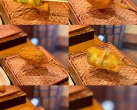 Dinner at Kushi Katsu A-bon (串かつ あーぼん)