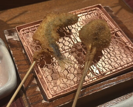 Dinner at Kushi Katsu A-bon (串かつ あーぼん)