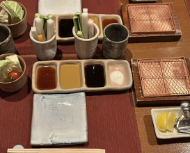 Dinner at Kushi Katsu A-bon (串かつ あーぼん)