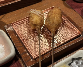 Dinner at Kushi Katsu A-bon (串かつ あーぼん)