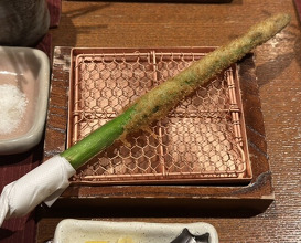 Dinner at Kushi Katsu A-bon (串かつ あーぼん)