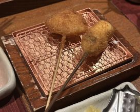 Dinner at Kushi Katsu A-bon (串かつ あーぼん)