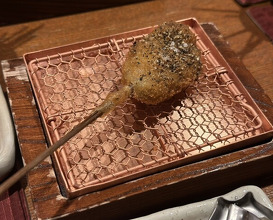 Dinner at Kushi Katsu A-bon (串かつ あーぼん)