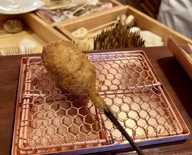 Dinner at Kushi Katsu A-bon (串かつ あーぼん)