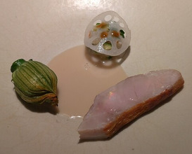 Dinner at agnel d'or (アニエルドール)