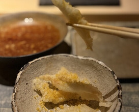 Dinner at Tempura Araki(Sapporo)