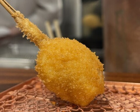 Dinner at kushikatsu daibon (串かつ だいぼん)