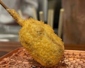 Dinner at kushikatsu daibon (串かつ だいぼん)