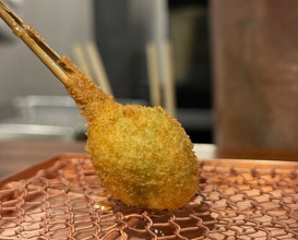 Dinner at kushikatsu daibon (串かつ だいぼん)