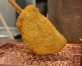 Dinner at kushikatsu daibon (串かつ だいぼん)