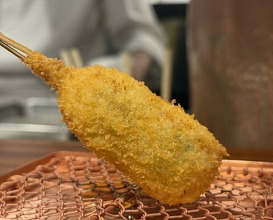 Dinner at kushikatsu daibon (串かつ だいぼん)
