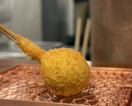 Dinner at kushikatsu daibon (串かつ だいぼん)