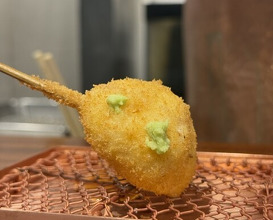 Dinner at kushikatsu daibon (串かつ だいぼん)