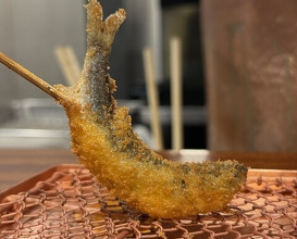 Dinner at kushikatsu daibon (串かつ だいぼん)