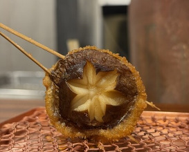 Dinner at kushikatsu daibon (串かつ だいぼん)