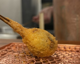 Dinner at kushikatsu daibon (串かつ だいぼん)