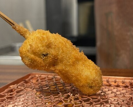Dinner at kushikatsu daibon (串かつ だいぼん)