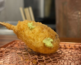 Dinner at kushikatsu daibon (串かつ だいぼん)