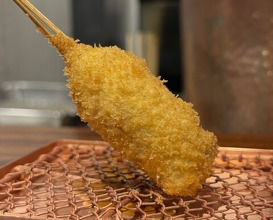 Dinner at kushikatsu daibon (串かつ だいぼん)