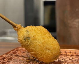 Dinner at kushikatsu daibon (串かつ だいぼん)
