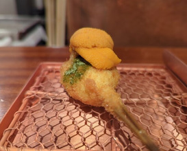 Dinner at kushikatsu daibon (串かつ だいぼん)