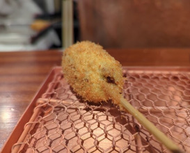 Dinner at kushikatsu daibon (串かつ だいぼん)