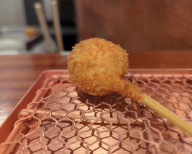 Dinner at kushikatsu daibon (串かつ だいぼん)