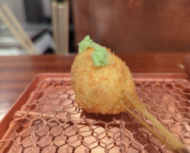 Dinner at kushikatsu daibon (串かつ だいぼん)