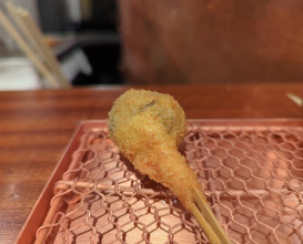 Dinner at kushikatsu daibon (串かつ だいぼん)