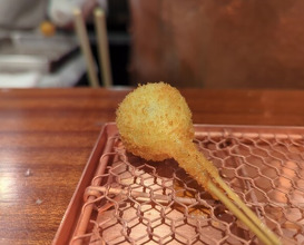 Dinner at kushikatsu daibon (串かつ だいぼん)