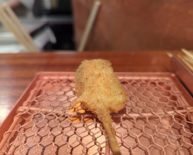 Dinner at kushikatsu daibon (串かつ だいぼん)