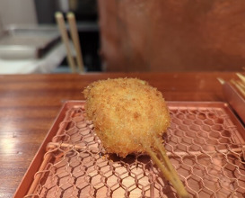 Dinner at kushikatsu daibon (串かつ だいぼん)