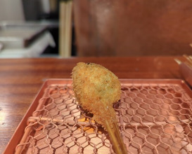 Dinner at kushikatsu daibon (串かつ だいぼん)