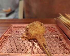 Dinner at kushikatsu daibon (串かつ だいぼん)
