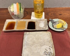 Dinner at kushikatsu daibon (串かつ だいぼん)