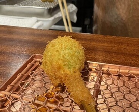 Dinner at kushikatsu daibon (串かつ だいぼん)