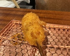 Dinner at kushikatsu daibon (串かつ だいぼん)