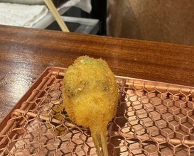 Dinner at kushikatsu daibon (串かつ だいぼん)